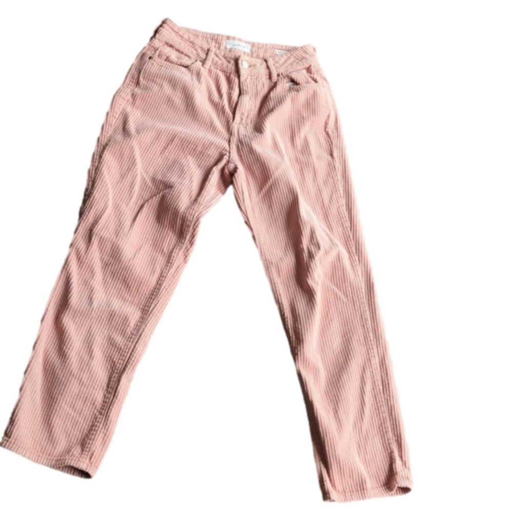 PacSun pink corduroy mom jeans size 25.